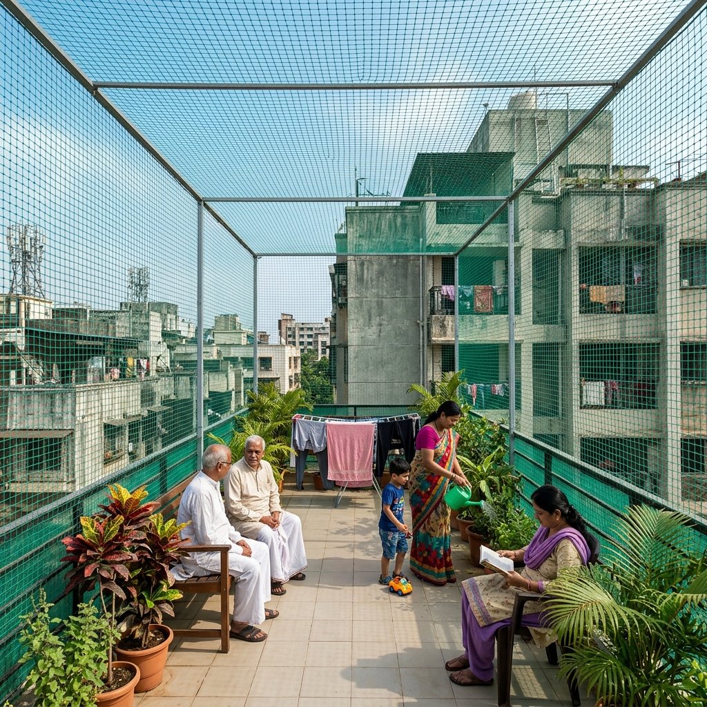 Terrace Safety Nets