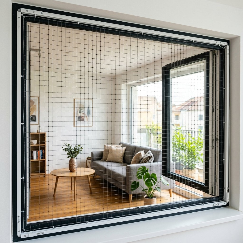 Window Safety Nets Detail